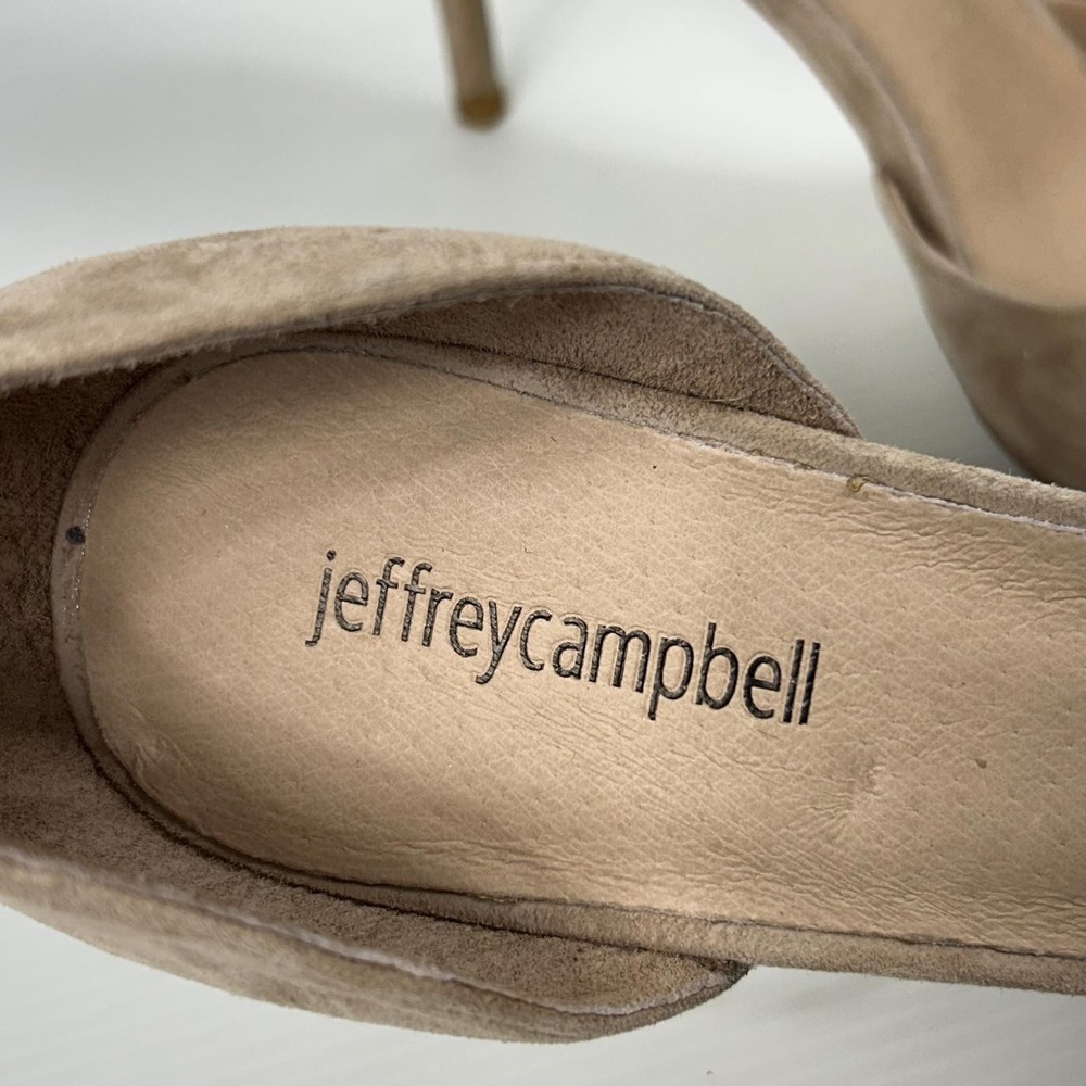 Jeffrey Campbell Size 9.5 Lillies Pointed Pumps NEW Suede Floral Heels $160 - Picture 8 of 14